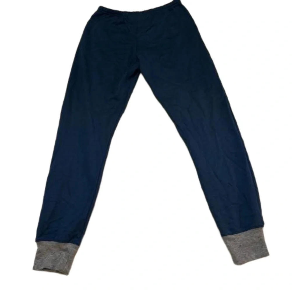Peace Love World Blue  Sweatpants Lounge Pants  Size Small Drawstring Waist NEW